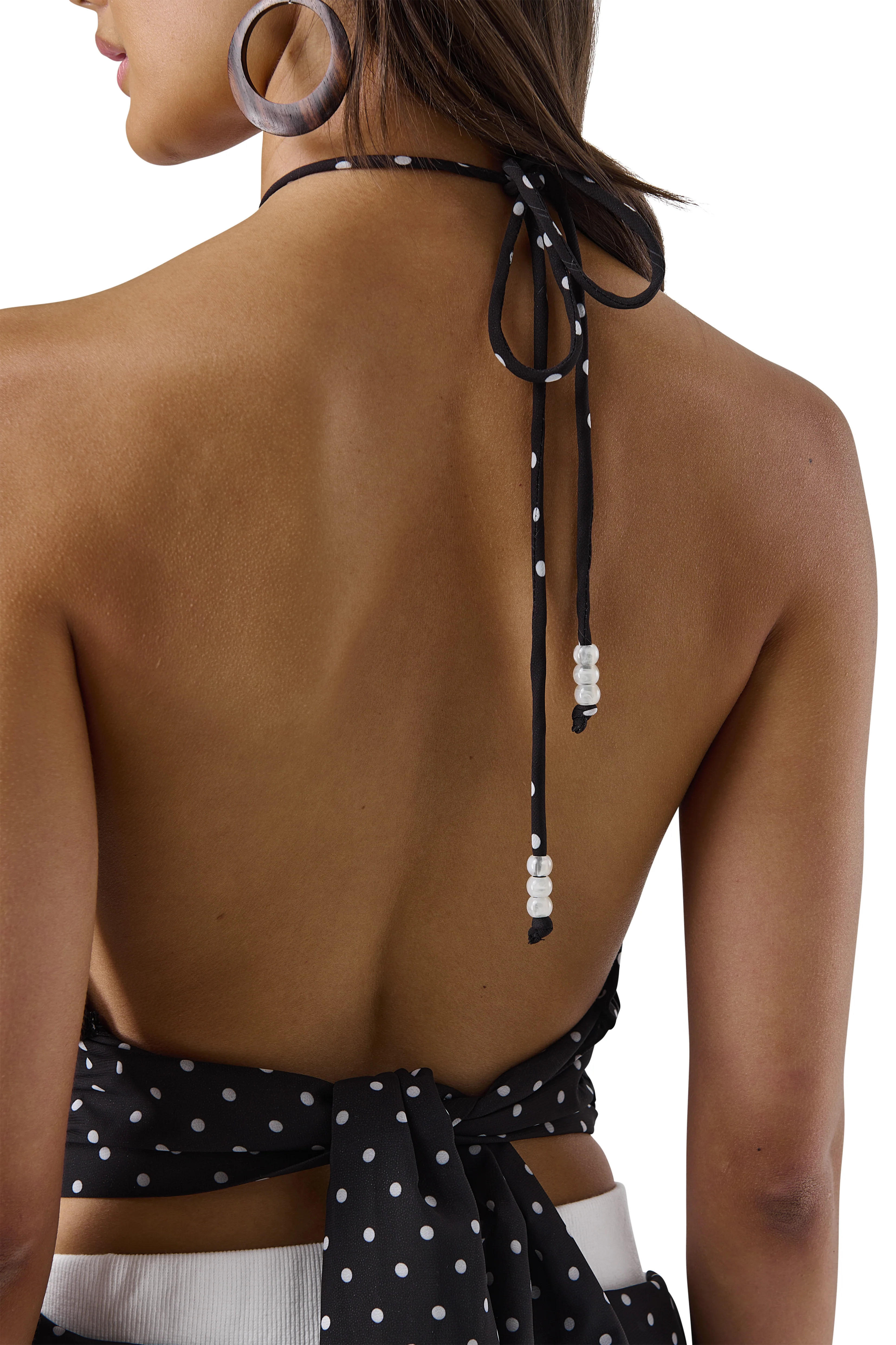 Minnie Halter Top in Black - Image 7