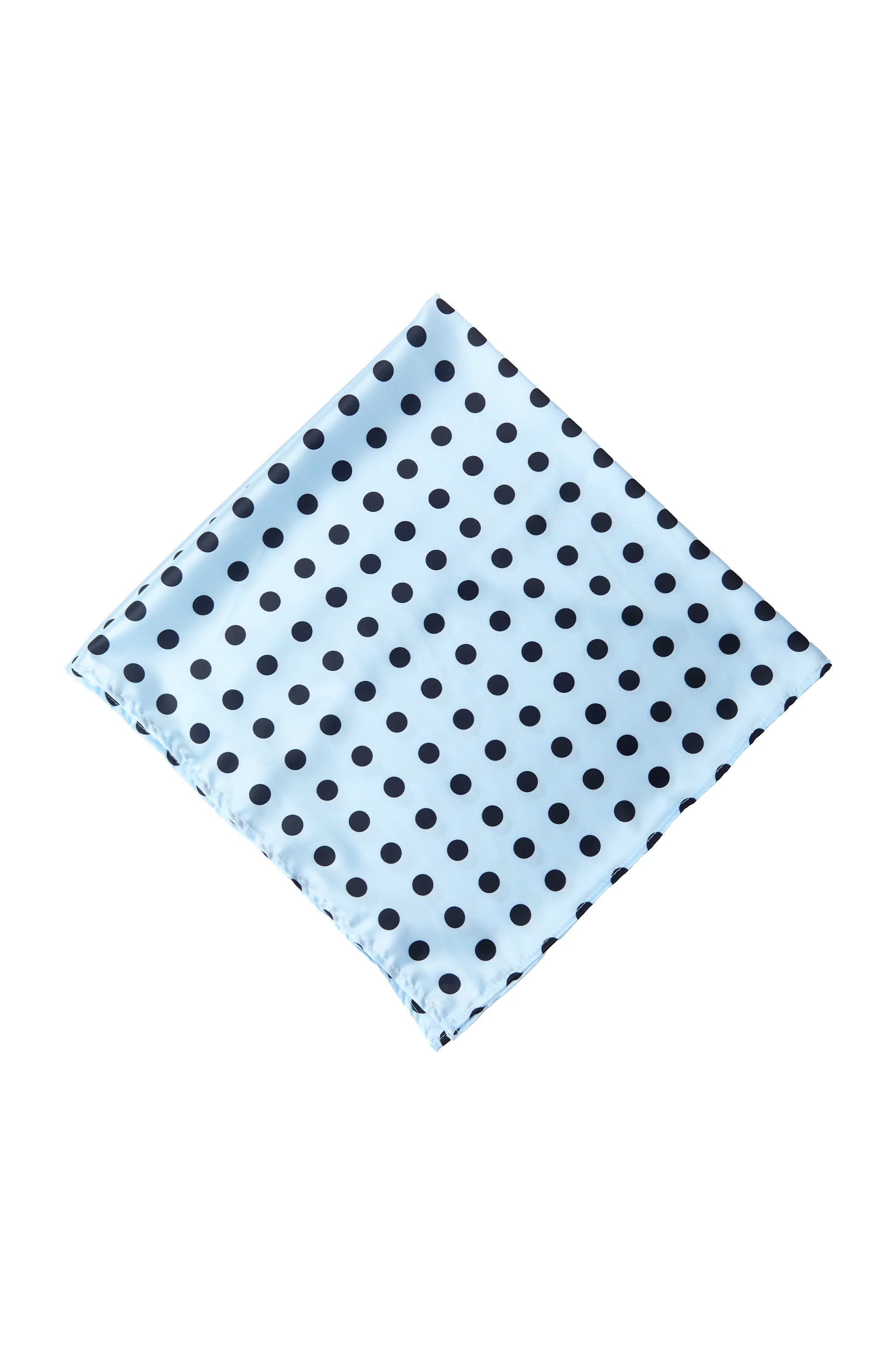 Polka Scarf in Powder Blue - Image 4