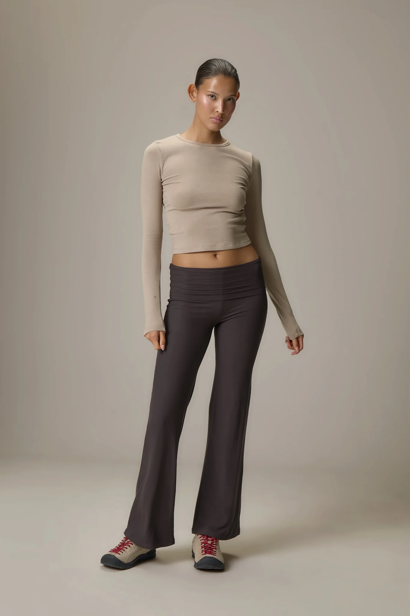 Seekers Base Long Sleeve in Beige - Image 3