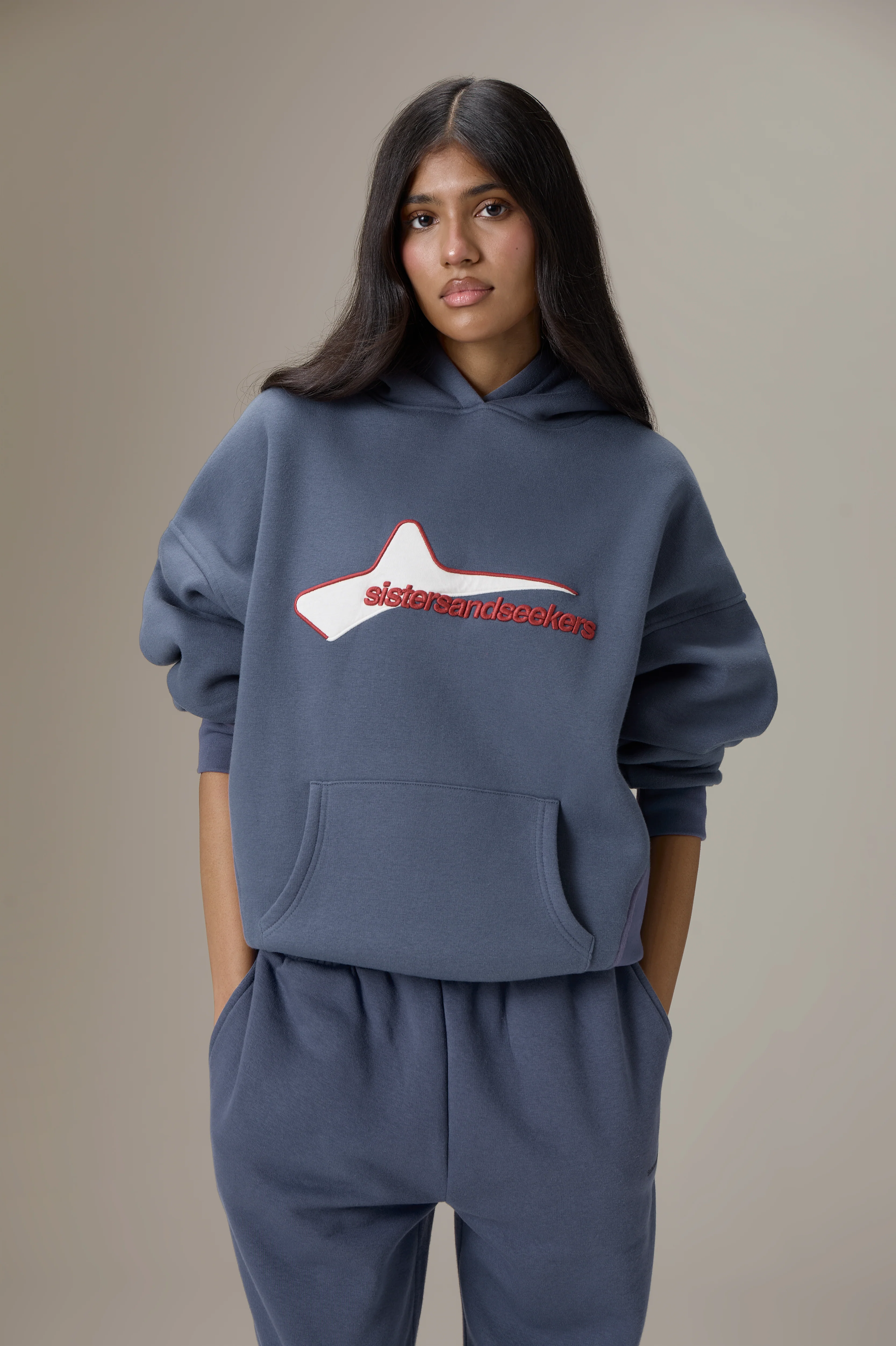 Seekers Northstar Hoodie in Vintage Blue - Image 6