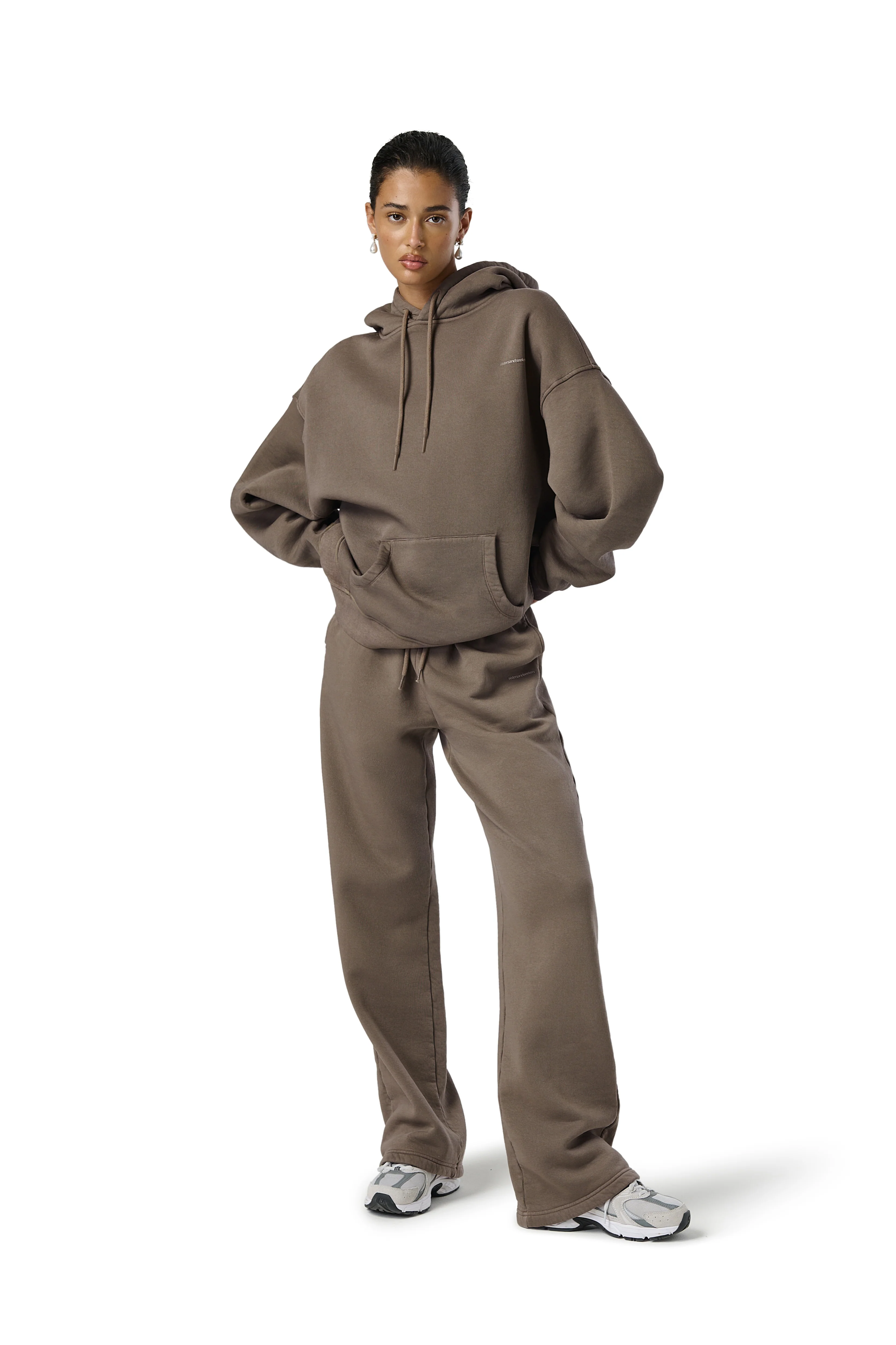 Trademark Wide Leg Sweatpants in Grant - Image 4