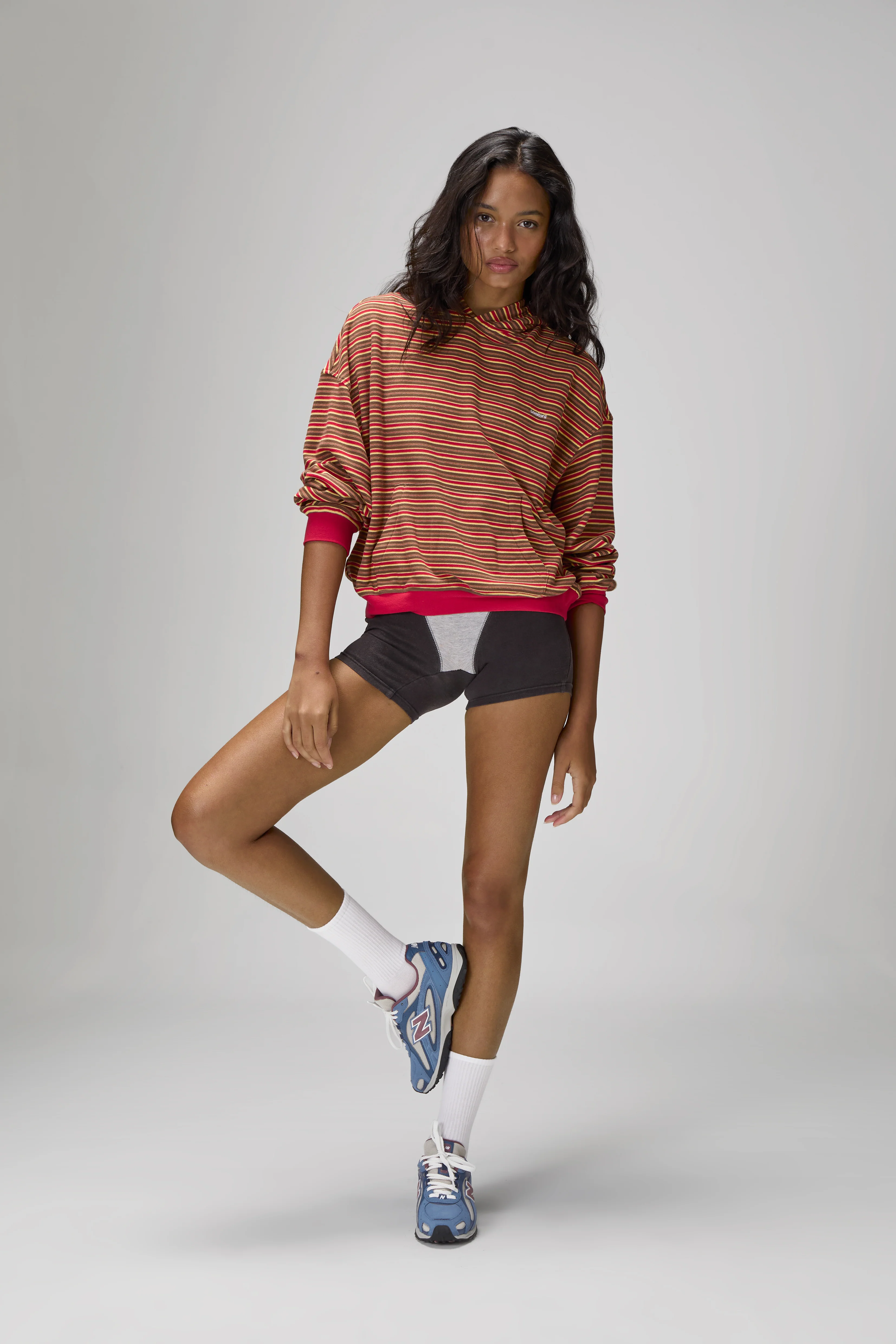 Walker Soft Shrunken Hoodie in Red - Image 3